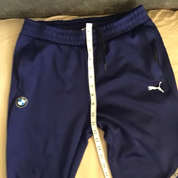 Puma BMW motorsport MMs T7 track pants Mens team blue size M - Picture 4 of 9